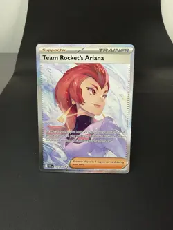 Pokemon TCG Team Rocket's Ariana Destined Rivals Card SIR 237/182 NM - Image 1