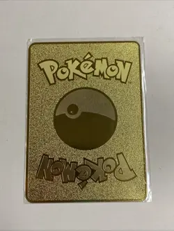 Charizard VMAX Pokemon TCG Metal Collectible Card Gold / Multicolor Fan Art NEW - Image 2