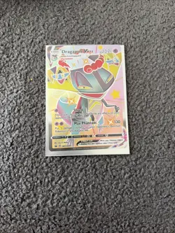 Pokemon TCG Dragapult VMAX SWSH097 Sword & Shield Promo Card Shiny Holo - Image 1