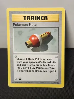 Pokemon TCG Card Flute 1ST EDITION!!Shadowless Base Set - Image 1