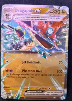 Dragapult Ex 130/167 NM Holo Pokemon TCG Card - S&V Twilight Masquerade English - Image 1