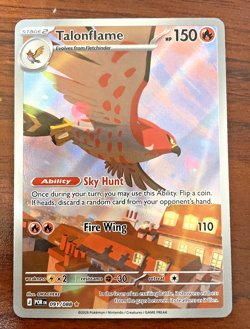 Pokemon Card - Talonflame 91/088 - Perfect Order - Illustration Rare NM - Image 1
