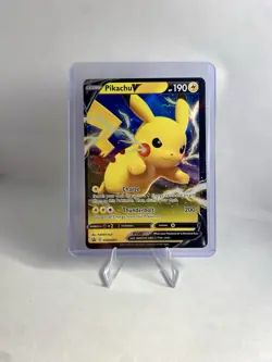 The Pokemon Company Pokemon TCG Pikachu V Promo SWSH061 Holo 190 HP Card - Image 1