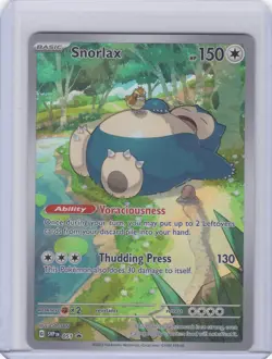 Snorlax Holo Promo SV: Scarlet & Violet 151 Promo Cards 051 NM-M - Image 1