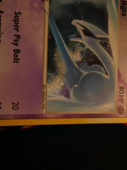 MP/HP Pokemon (Holo) LUGIA Card POP SERIES-5 Set #2/17 Cosmos Swirl Foil Promo#1 - Image 4