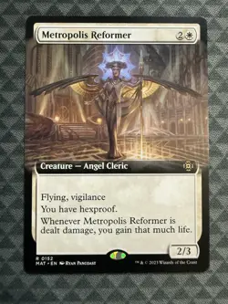 MTG Metropolis Reformer #0152 Extended Art Rare March of the Machine: TA (MAT) - Image 2
