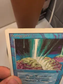 Braingeyser Magic The Gathering Unlimited Blue Sorcery Illus Mark Tedin - Image 4