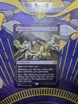 Necropotence - Wilds Of Eldraine: Enchanting Tales - Near Mint - English - Mtg - Image 1