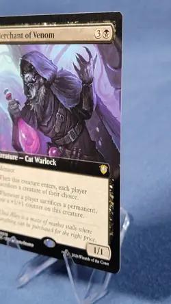 x1 Merchant of Venom - Extended Art R MTG Commander: Secrets of Strixhaven M/NM - Image 4