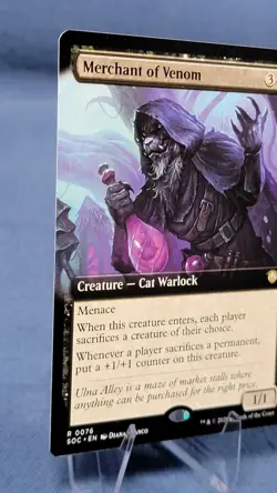 x1 Merchant of Venom - Extended Art R MTG Commander: Secrets of Strixhaven M/NM - Image 5