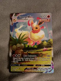 Pokemon TCG Flareon VMAX SWSH: Sword & Shield Promo Holo 320 HP SWSH180 LP/NM - Image 1