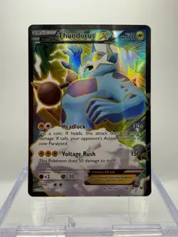 Pokemon Thundurus EX (98 Full Art) Ultra Rare XY - Roaring Skies 98/108 LP - Image 1