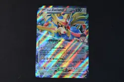 Hop's Zacian ex 111/159 Holo Shiny Pokemon TCG Card Journey Together NEAR MINT - Image 1
