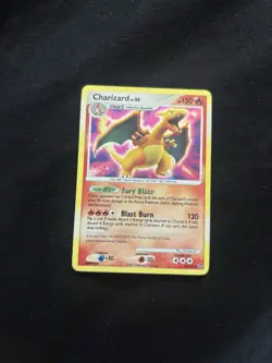 Pokemon TCG Charizard Diamond and Pearl secret wonders Holo rare 2007 - Image 1