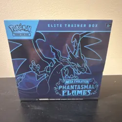 Pokemon TCG Mega Evolution Phantasmal Flames Elite Trainer Box English Sealed - Image 1