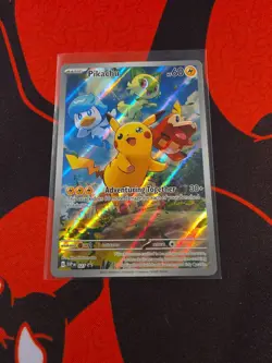 2023 Pokemon Paldea Evolved ETB SVP Pikachu #027 - Image 1
