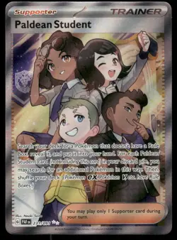 Pokemon Cards Paldean Student 231/091 Paldean Fates Ultra Rare NM *7 - Image 1