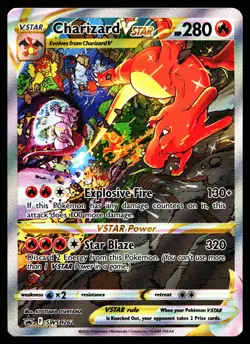 CHARIZARD VSTAR SWSH262 HOLO PROMO SWORD & SHIELD PROMO POKEMON MP - Image 1
