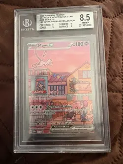 2023 Pokemon MEW Ex Promo 151 Ultra-premium Collection BGS 8.5 #053 - Image 1