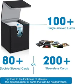 Ultimate 4-Pack Card Holder Box with Magnetic Snap Closure for Trading Cards - Image 5