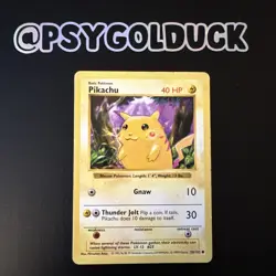 Pokemon - Pikachu (Red Cheeks) - 058/102 - Base Set (Shadowless) - Image 1