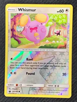 Whismur 116/168 Common Reverse Holo SM Celestial Storm Pokemon TCG - Image 1