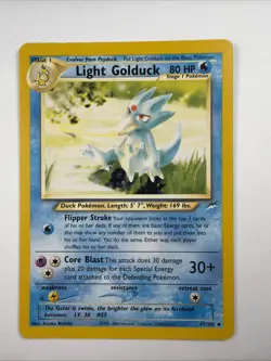 Light Golduck 47/105 NM/LP Neo Destiny Uncommon Pokemon Vintage - Image 1