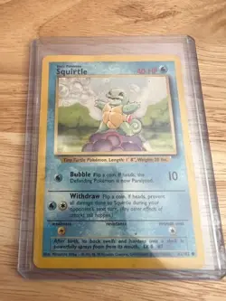 SQUIRTLE 63/102 C BASE SET UNLIMITED POKEMON - Image 1