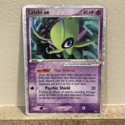 Celebi ex - 17/17 - Pop Series 2 Psychic Holo - Pokemon TCG 2005 - HP - Image 1