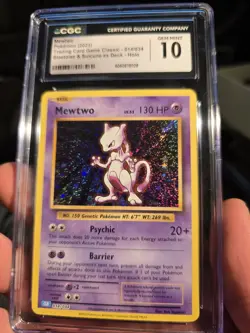 Pokemon Mewtwo Holo #14 -eng- Blastoise&Suicune ex Deck - Grad CGC 10 (GEM MINT) - Image 4