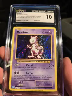 Pokemon Mewtwo Holo #14 -eng- Blastoise&Suicune ex Deck - Grad CGC 10 (GEM MINT) - Image 5