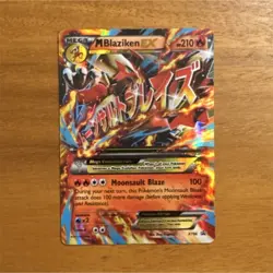 Pokemon Mega Blaziken EX Full Art Holo Promo XY Promos XY86 Light wear - Image 1