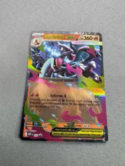 Pokemon TCG Mega Charizard X ex 029 Mega Evolution Black Star Promo MINT - Image 2