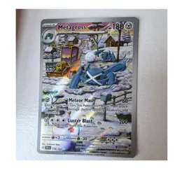 Pokemon Metagross 178/162 SV05 Temporal Forces Illustration Rare Holo 180 HP - Image 1