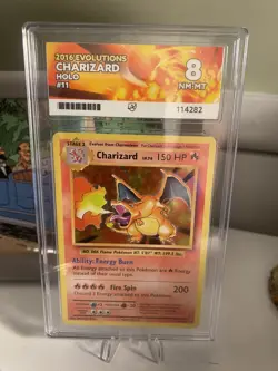 Pokemon Charizard #11 XY Evolutions Holo ACE 8 NM MT 🐸 - Image 1