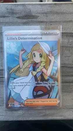 Pokemon Lillie's Determination 169/132 Me01 Mega Evolution Holo Ultra Rare - Image 1