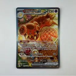 Pokemon Dachsbun ex 169/142 SV07 Stellar Crown Illustration Rare Holo (#2) - Image 1