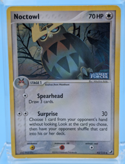 Noctowl 43/115 Reverse Holo - Uncommon - Pokemon EX Unseen Forces - HP - See Vid - Image 1