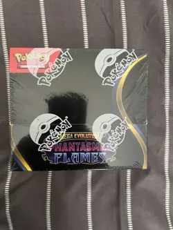 Pokemon Mega Evolution Phantasmal Flames Sealed Booster Box W Small Tear/split - Image 1