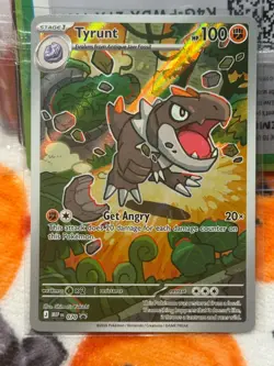 Pokemon Tyrunt MEP 070 Mega Evolution Black Star Promo Illustration Rare NM/M - Image 3
