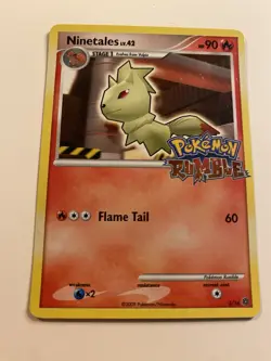 2009 Pokemon Rumble Ninetales #3/16 - Image 2