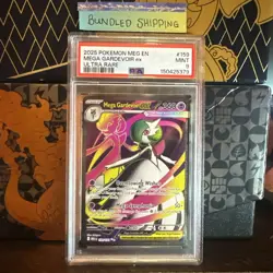 Mega Gardevoir ex PSA 9 Full Art UR 159/132 Me01: Mega Evolution Pokemon 2025 - Image 1