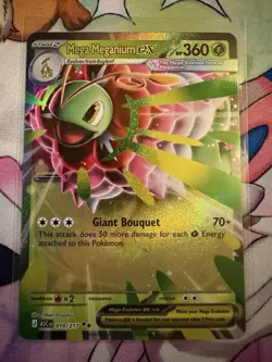 Mega Meganium ex 010/217 Pokemon TCG Me: Ascended Heroes Holo - Image 1