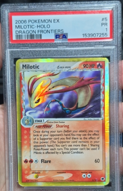 Pokemon 2006 Milotic Delta Species Dragon Frontiers Holo PSA 1 #5/101 English - Image 1