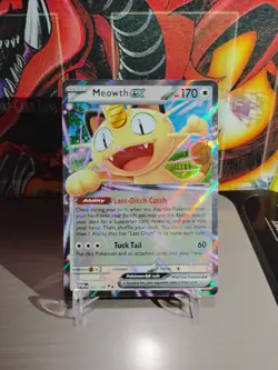 Meowth EX 062/088 POR: Holo Rare Pokemon TCG - Image 1