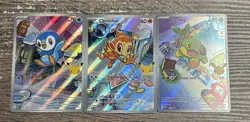 Pokemon TCG First Partner Illustration Collection Series 1 Gen 4 Sinnoh Starters - Image 1