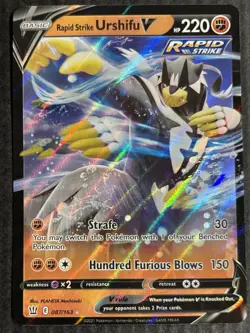 Pokemon TCG Rapid Strike Urshifu V Sword & Shield Battle Styles 087/163 NM 2021 - Image 1