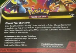 Pokemon TCG Mega Charizard X + Y ex Sealed Tin Bundle Lot Set Of 2 - Image 4