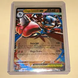 Mega Lucario ex 077/132 Double Rare Pokemon TCG Mega Evolutions NM/M - Image 1