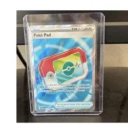 Poke Pad 113/182 Paradox Rift Reverse Holo Uncommon Trainer-Item Pokemon TCG - Image 1